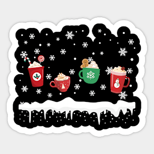 Christmas Drinks Sticker